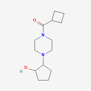 Cyclobutyl-[4-(2-hydroxycyclopentyl)piperazin-1-yl]methanone