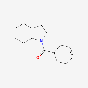 2,3,3a,4,5,6,7,7a-Octahydroindol-1-yl(cyclohex-3-en-1-yl)methanone