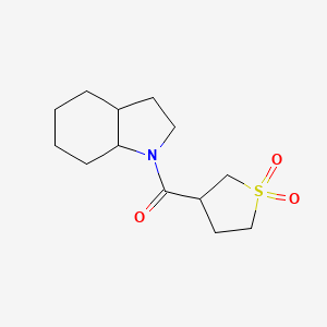 2,3,3a,4,5,6,7,7a-Octahydroindol-1-yl-(1,1-dioxothiolan-3-yl)methanone