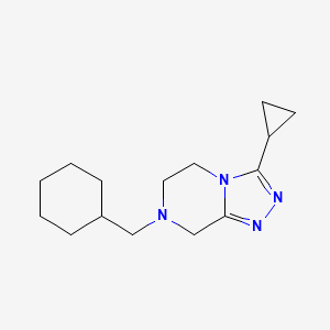 7-(cyclohexylmethyl)-3-cyclopropyl-6,8-dihydro-5H-[1,2,4]triazolo[4,3-a]pyrazine