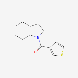 2,3,3a,4,5,6,7,7a-Octahydroindol-1-yl(thiophen-3-yl)methanone