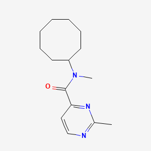 N-cyclooctyl-N,2-dimethylpyrimidine-4-carboxamide