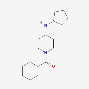 Cyclohexyl-[4-(cyclopentylamino)piperidin-1-yl]methanone