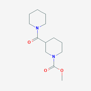 Methyl 3-(piperidine-1-carbonyl)piperidine-1-carboxylate