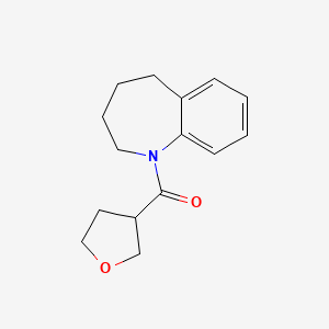 Oxolan-3-yl(2,3,4,5-tetrahydro-1-benzazepin-1-yl)methanone