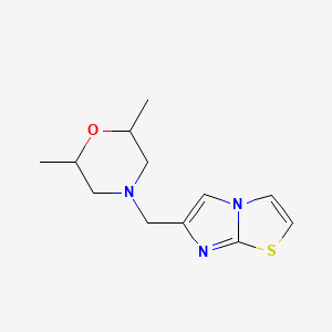 4-(Imidazo[2,1-b][1,3]thiazol-6-ylmethyl)-2,6-dimethylmorpholine