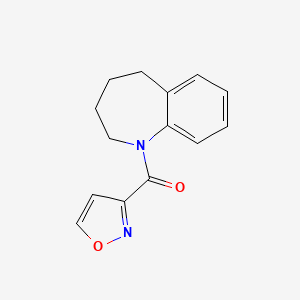 1,2-Oxazol-3-yl(2,3,4,5-tetrahydro-1-benzazepin-1-yl)methanone