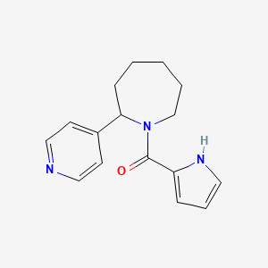 (2-pyridin-4-ylazepan-1-yl)-(1H-pyrrol-2-yl)methanone