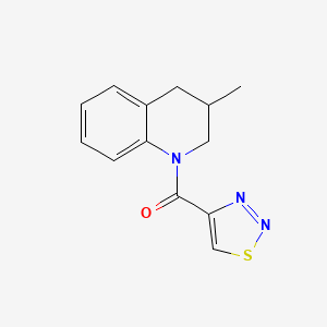 (3-methyl-3,4-dihydro-2H-quinolin-1-yl)-(thiadiazol-4-yl)methanone