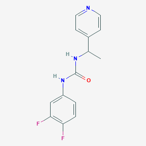 1-(3,4-Difluorophenyl)-3-(1-pyridin-4-ylethyl)urea