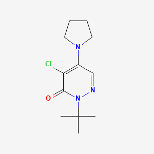 2-Tert-butyl-4-chloro-5-pyrrolidin-1-ylpyridazin-3-one