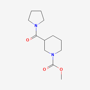 Methyl 3-(pyrrolidine-1-carbonyl)piperidine-1-carboxylate