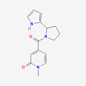 1-methyl-4-[2-(1H-pyrrol-2-yl)pyrrolidine-1-carbonyl]pyridin-2-one