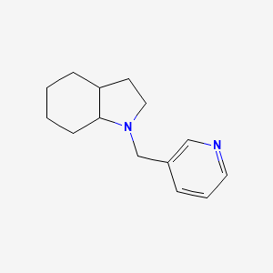 1-(Pyridin-3-ylmethyl)-2,3,3a,4,5,6,7,7a-octahydroindole