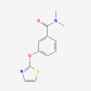 N,N-dimethyl-3-(1,3-thiazol-2-yloxy)benzamide