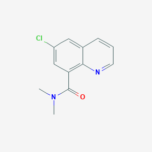 6-chloro-N,N-dimethylquinoline-8-carboxamide