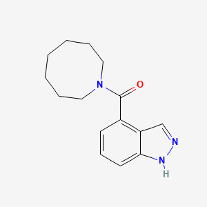 molecular formula C15H19N3O B7623706 azocan-1-yl(1H-indazol-4-yl)methanone 