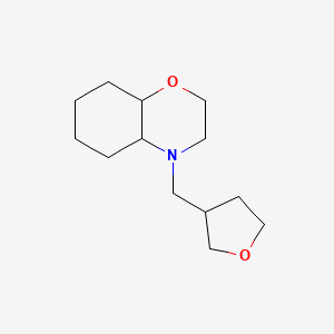 4-(Oxolan-3-ylmethyl)-2,3,4a,5,6,7,8,8a-octahydrobenzo[b][1,4]oxazine