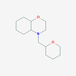 4-(Oxan-2-ylmethyl)-2,3,4a,5,6,7,8,8a-octahydrobenzo[b][1,4]oxazine