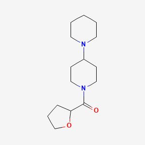 Oxolan-2-yl-(4-piperidin-1-ylpiperidin-1-yl)methanone