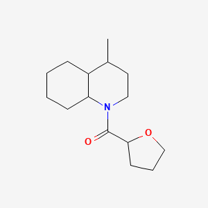 (4-methyl-3,4,4a,5,6,7,8,8a-octahydro-2H-quinolin-1-yl)-(oxolan-2-yl)methanone