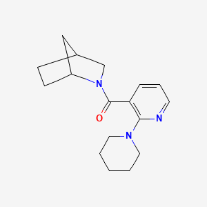 2-Azabicyclo[2.2.1]heptan-2-yl-(2-piperidin-1-ylpyridin-3-yl)methanone