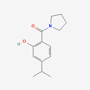 (2-Hydroxy-4-propan-2-ylphenyl)-pyrrolidin-1-ylmethanone