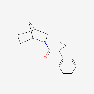 2-Azabicyclo[2.2.1]heptan-2-yl-(1-phenylcyclopropyl)methanone