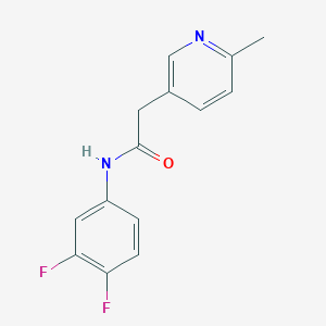 N-(3,4-difluorophenyl)-2-(6-methylpyridin-3-yl)acetamide