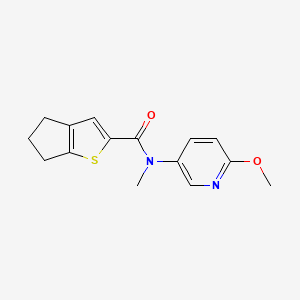 N-(6-methoxypyridin-3-yl)-N-methyl-5,6-dihydro-4H-cyclopenta[b]thiophene-2-carboxamide