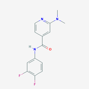 N-(3,4-difluorophenyl)-2-(dimethylamino)pyridine-4-carboxamide