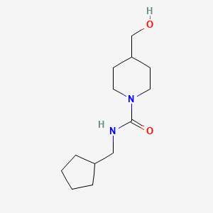 N-(cyclopentylmethyl)-4-(hydroxymethyl)piperidine-1-carboxamide