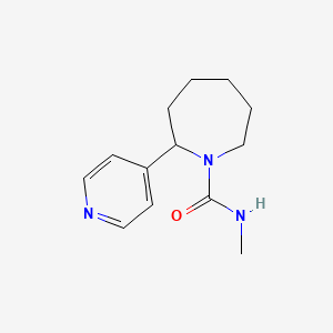 N-methyl-2-pyridin-4-ylazepane-1-carboxamide