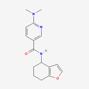 6-(dimethylamino)-N-(4,5,6,7-tetrahydro-1-benzofuran-4-yl)pyridine-3-carboxamide