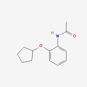 N-(2-cyclopentyloxyphenyl)acetamide