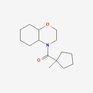 2,3,4a,5,6,7,8,8a-Octahydrobenzo[b][1,4]oxazin-4-yl-(1-methylcyclopentyl)methanone