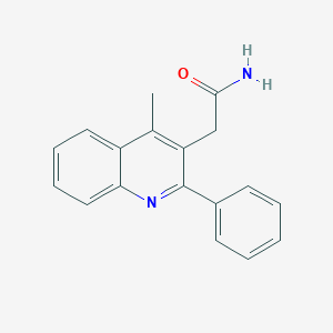 2-(4-Methyl-2-phenylquinolin-3-yl)acetamide