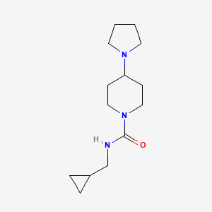 N-(cyclopropylmethyl)-4-pyrrolidin-1-ylpiperidine-1-carboxamide