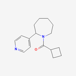 Cyclobutyl-(2-pyridin-4-ylazepan-1-yl)methanone