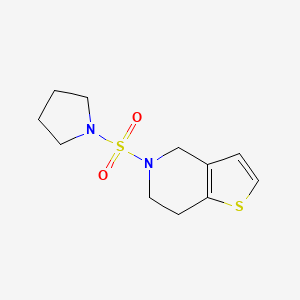 5-pyrrolidin-1-ylsulfonyl-6,7-dihydro-4H-thieno[3,2-c]pyridine