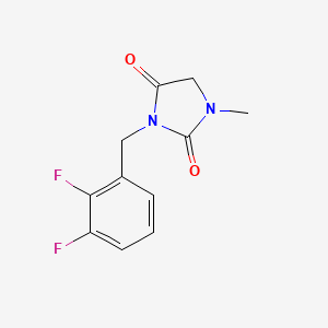 3-[(2,3-Difluorophenyl)methyl]-1-methylimidazolidine-2,4-dione