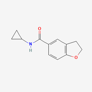 N-cyclopropyl-2,3-dihydro-1-benzofuran-5-carboxamide