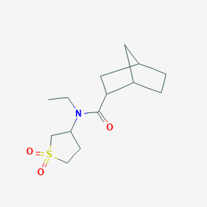 N-(1,1-dioxothiolan-3-yl)-N-ethylbicyclo[2.2.1]heptane-2-carboxamide