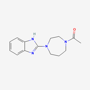 1-[4-(1H-benzimidazol-2-yl)-1,4-diazepan-1-yl]ethanone