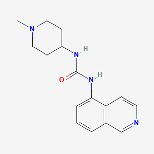 1-Isoquinolin-5-yl-3-(1-methylpiperidin-4-yl)urea