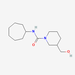 N-cycloheptyl-3-(hydroxymethyl)piperidine-1-carboxamide