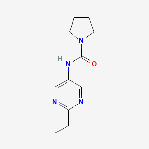 N-(2-ethylpyrimidin-5-yl)pyrrolidine-1-carboxamide