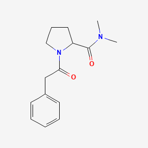 N,N-dimethyl-1-(2-phenylacetyl)pyrrolidine-2-carboxamide