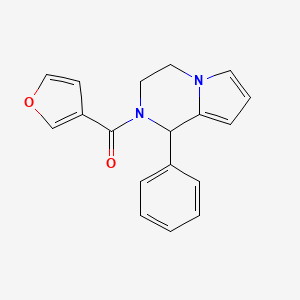 furan-3-yl-(1-phenyl-3,4-dihydro-1H-pyrrolo[1,2-a]pyrazin-2-yl)methanone