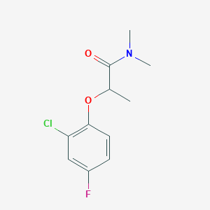 2-(2-chloro-4-fluorophenoxy)-N,N-dimethylpropanamide